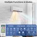 36000 BTU 3 Zone 23 SEER2 Mini Split Air Conditioner Wifi Enabled with Heat Pump