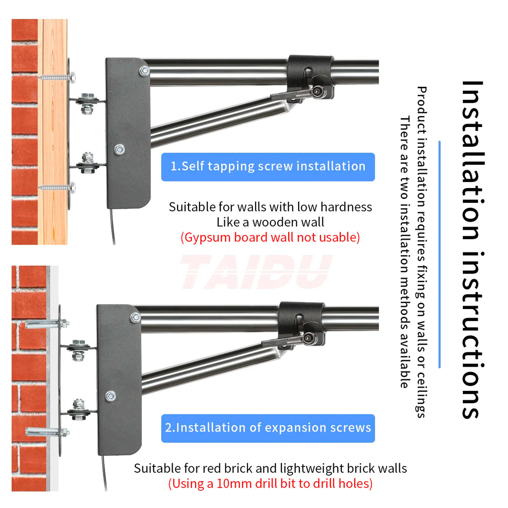 TAIDU PROMOTIONAL PL-48 LARGE PANEL TELESCOPING TATTOO WALL LIGHT