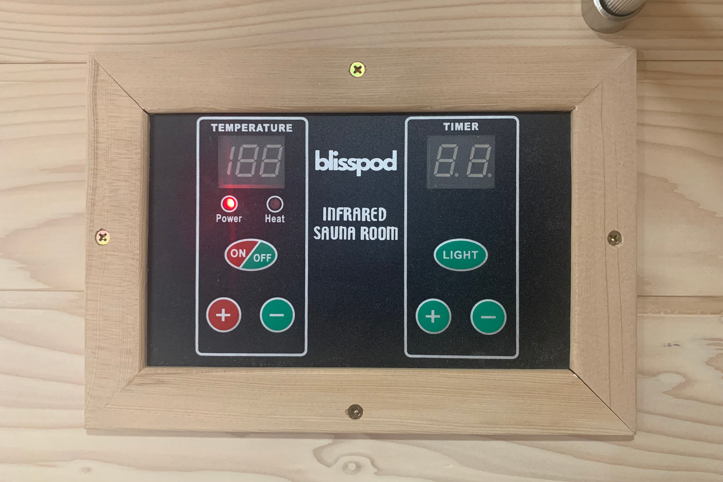 Blisspod | Vienna | Far Infrared Sauna | Canadian Hemlock Very Low EMF | 72.8"H x 35.4"W x 25.6"D | 1 Person
