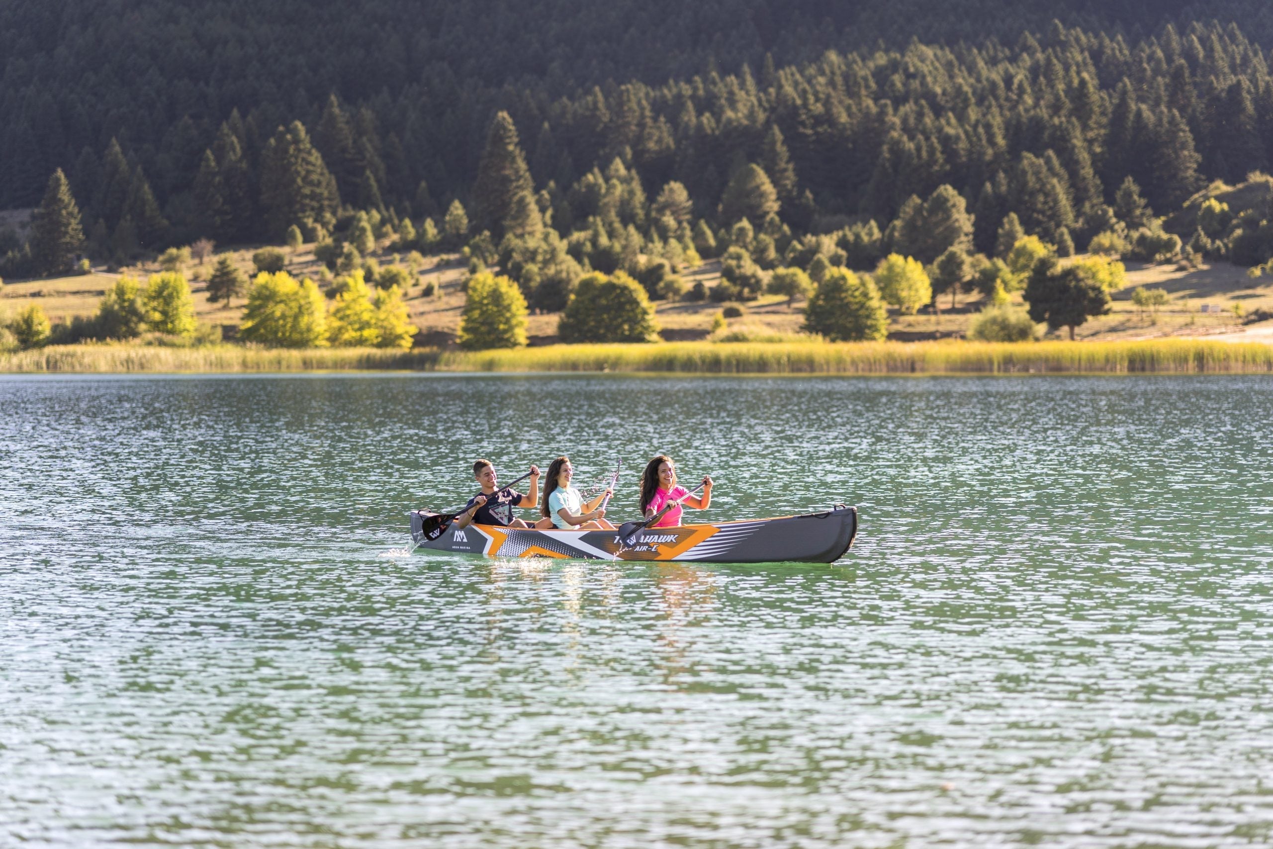 Aqua Marina TOMAHAWK AIR-C 15'8" Inflatable High Pressure Speed Kayak / Canoe
