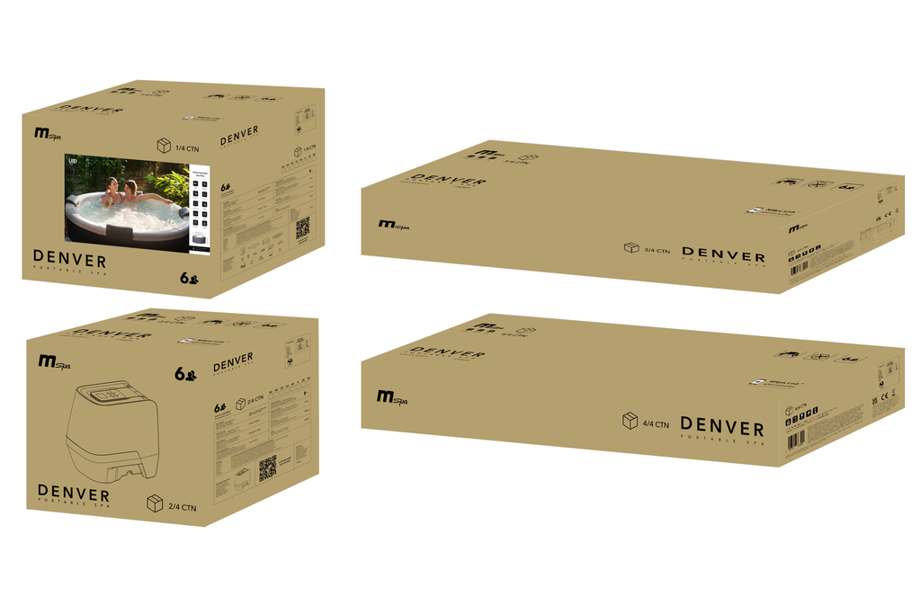 MSPA | DENVER | Frame Series | Rigid Hot Tub & Spa | Upto 6 Person