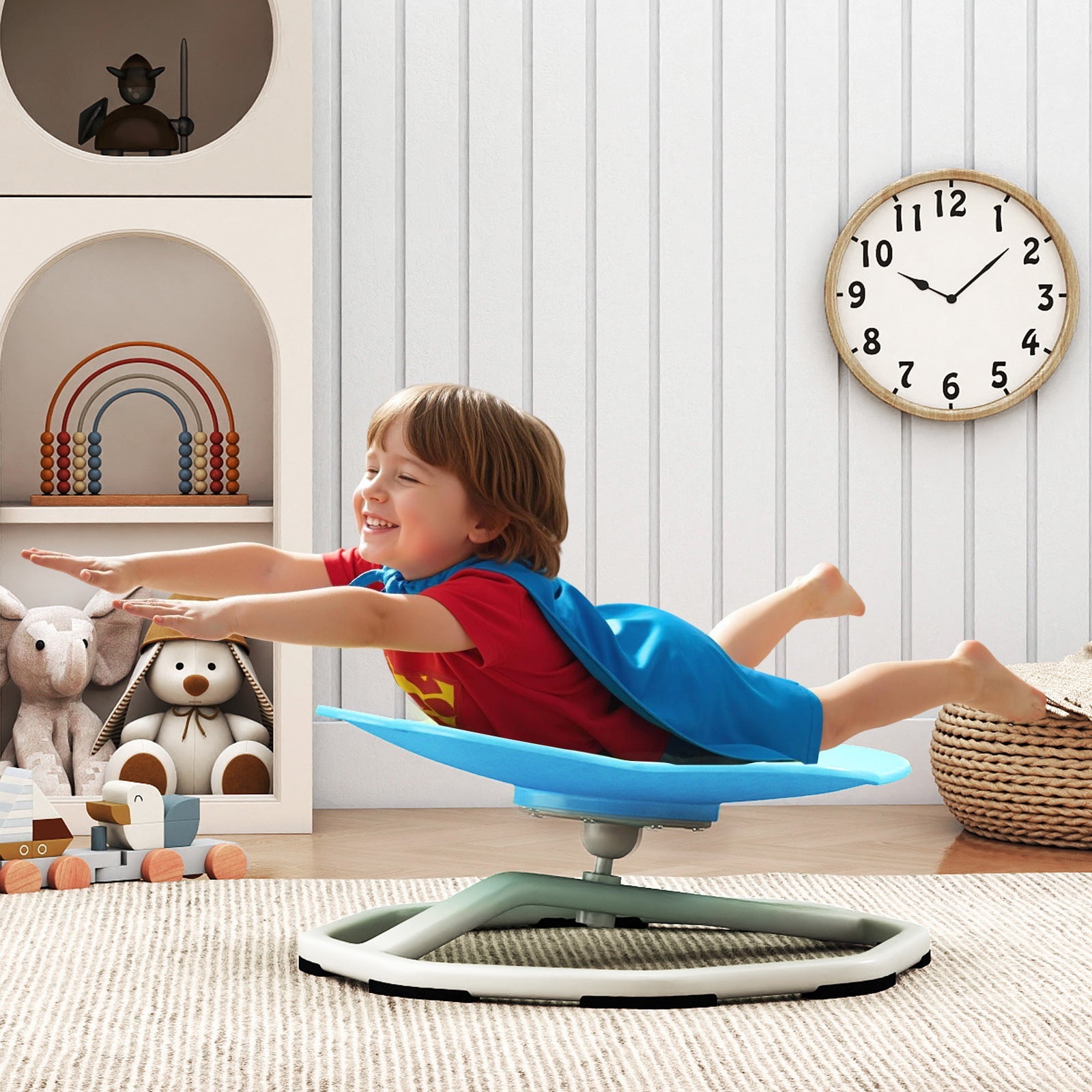 Kids Sensory Swivel Chair Cat Claw 360¬∞ Spinning Chair with Non-Slip Metal Base
