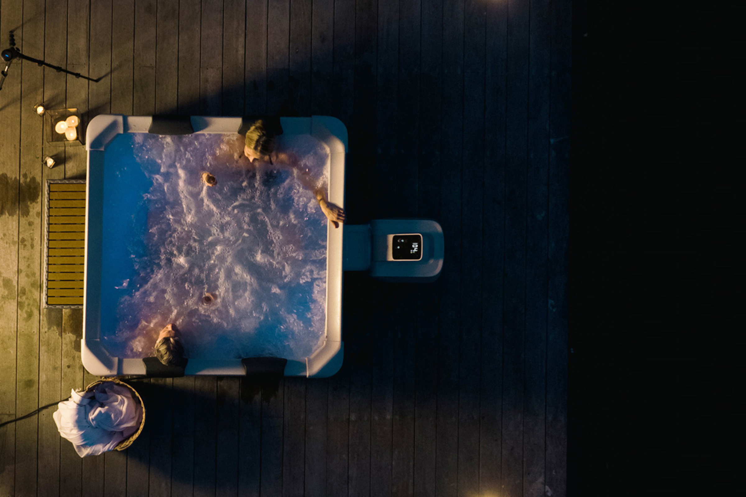 MSPA | OSLO | Frame Series | Rigid Hot Tub & Spa | Light up the night | Upto 6 Person