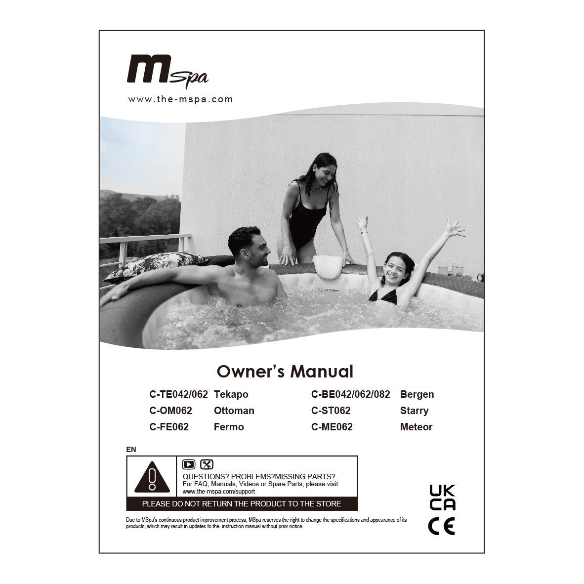 MSPA | TEKAPO | Comfort Series | Inflatable Hot Tub & Spa | Metallic Blue | Upto 6 Person
