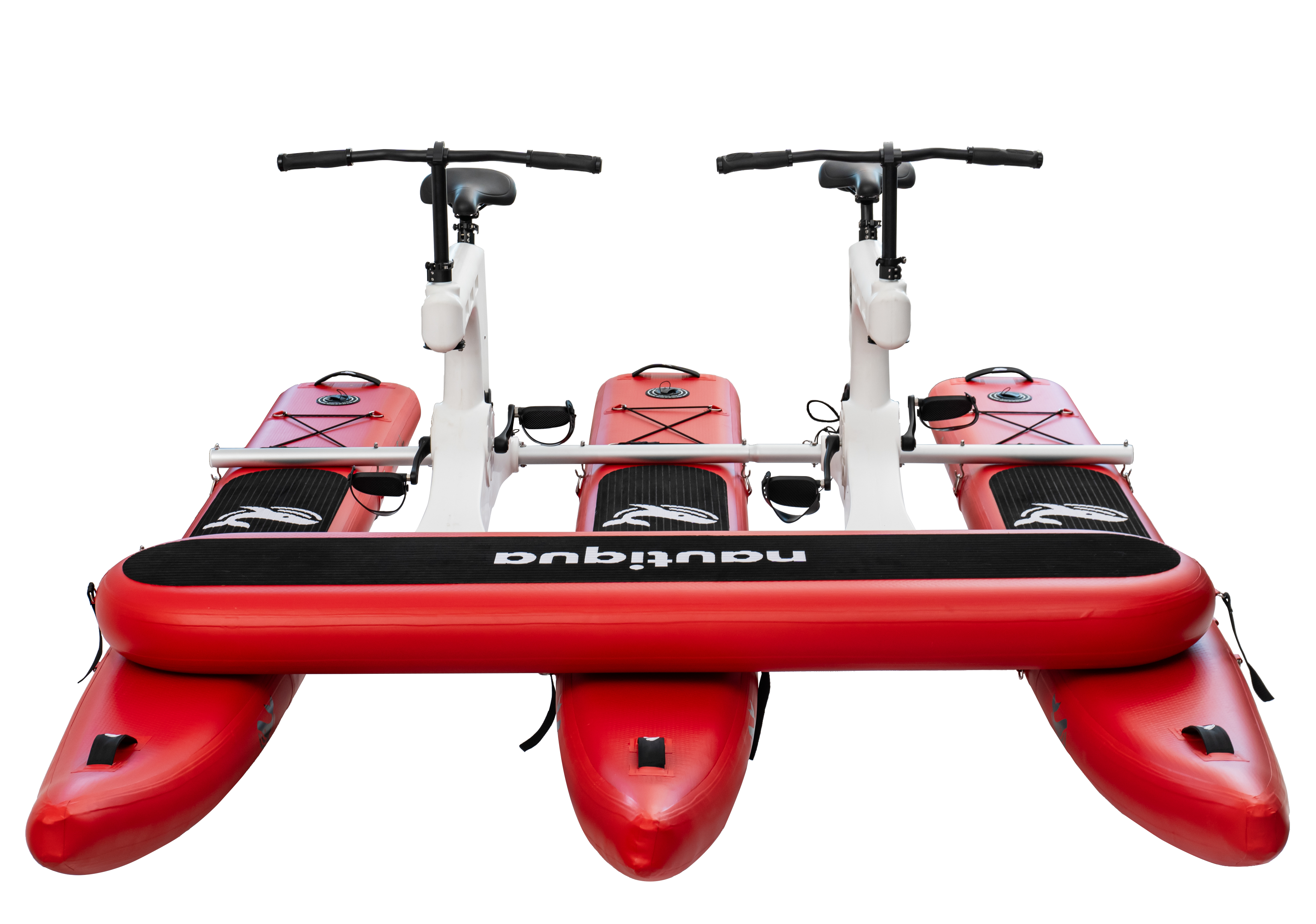Nautiqua | BORACAY | Premium Catamaran Style Water Bike with Front Pad | 2 Person