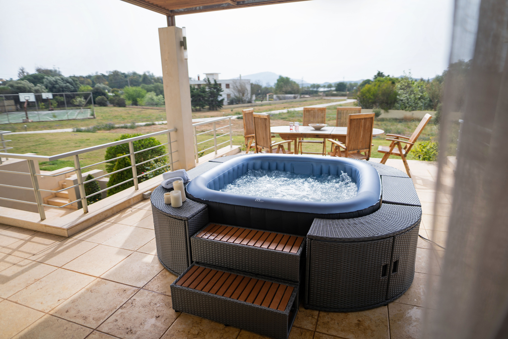 MSPA | TEKAPO | Comfort Series | Inflatable Hot Tub & Spa | Metallic Blue | Upto 6 Person