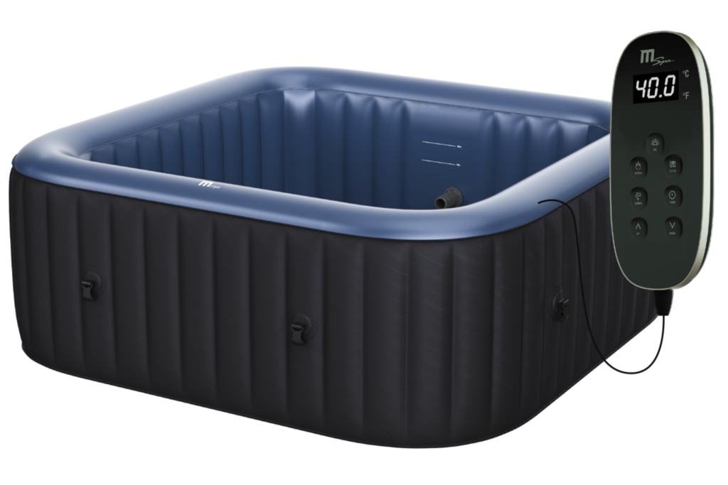 MSPA | TEKAPO | Comfort Series | Inflatable Hot Tub & Spa | Metallic Blue | Upto 6 Person
