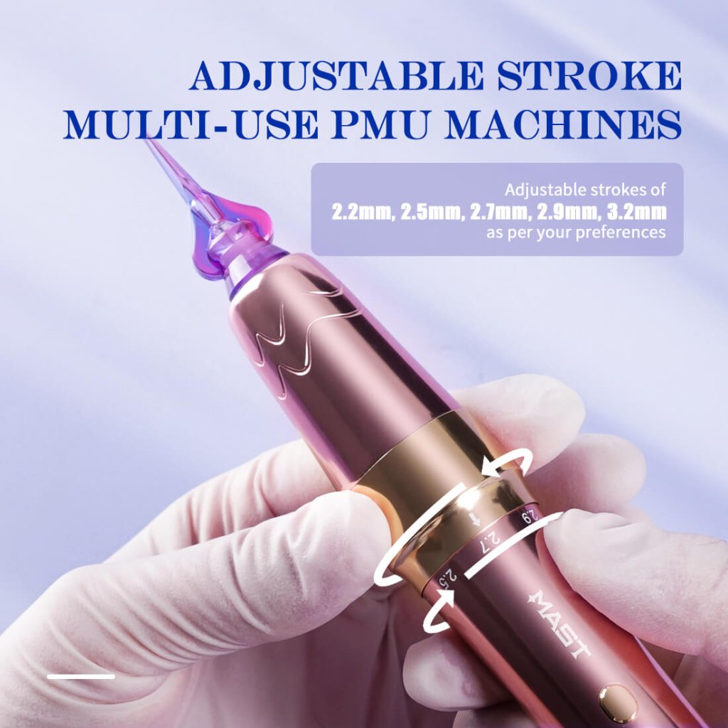 Dragonhawk Wireless Tattoo Pen Machine With 2.2MM-3.2MM Adjustable Strokes Permanent Makeup | Mast P60 (With RCA adapter)