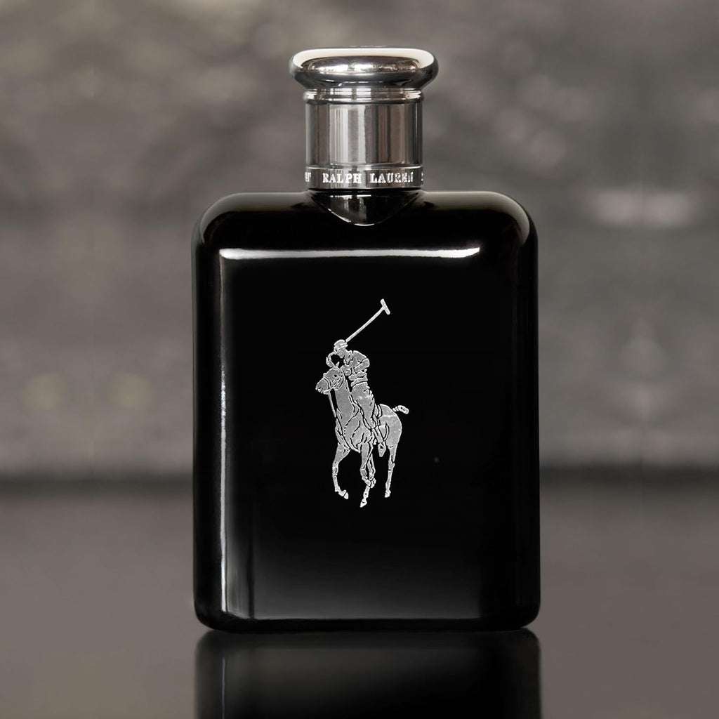 Ralph Lauren Polo Black Men's Eau De Toilette Spray 4.2 oz