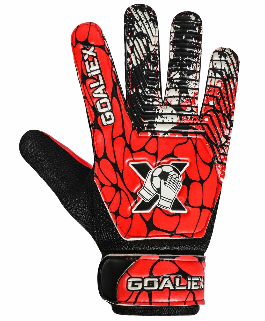 Soccer Goalie Gloves Youth Boys Double Wrist 4mm Super Grip Palm Size 3
